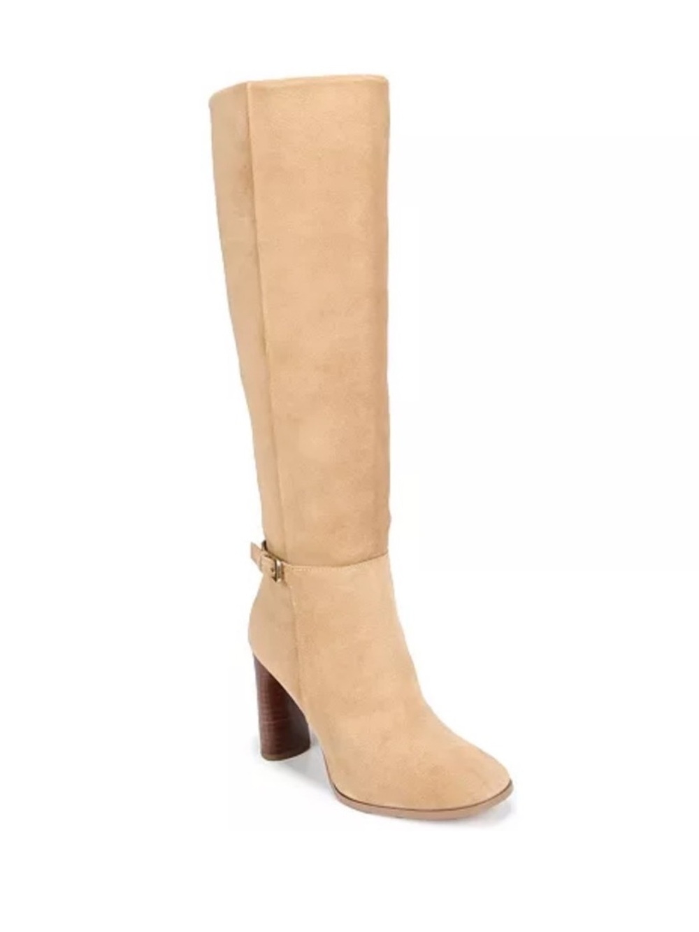 Franco Sarto Tall Grey Suede Block-Heel Women's Boots - NWOB